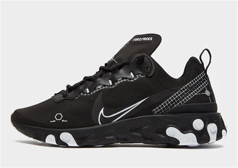 nike react 55 schwarz|Nike react element 55 men's.